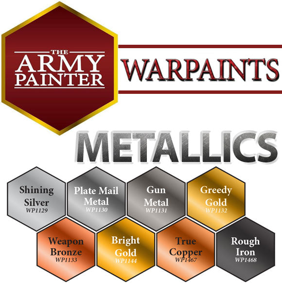 Army Painter Paint - Metallics