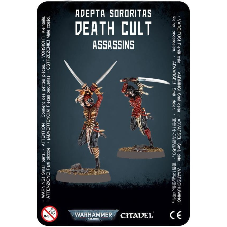 copy 3 Adepta Sororitas Death Cult Assassins (Finecast) ( 7012-W ) - Used